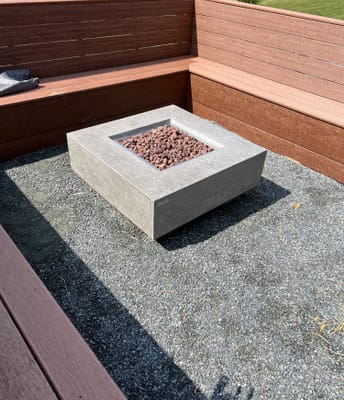 outdoor fire table